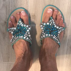 INC Treal Bling Sandals starfish 5.5